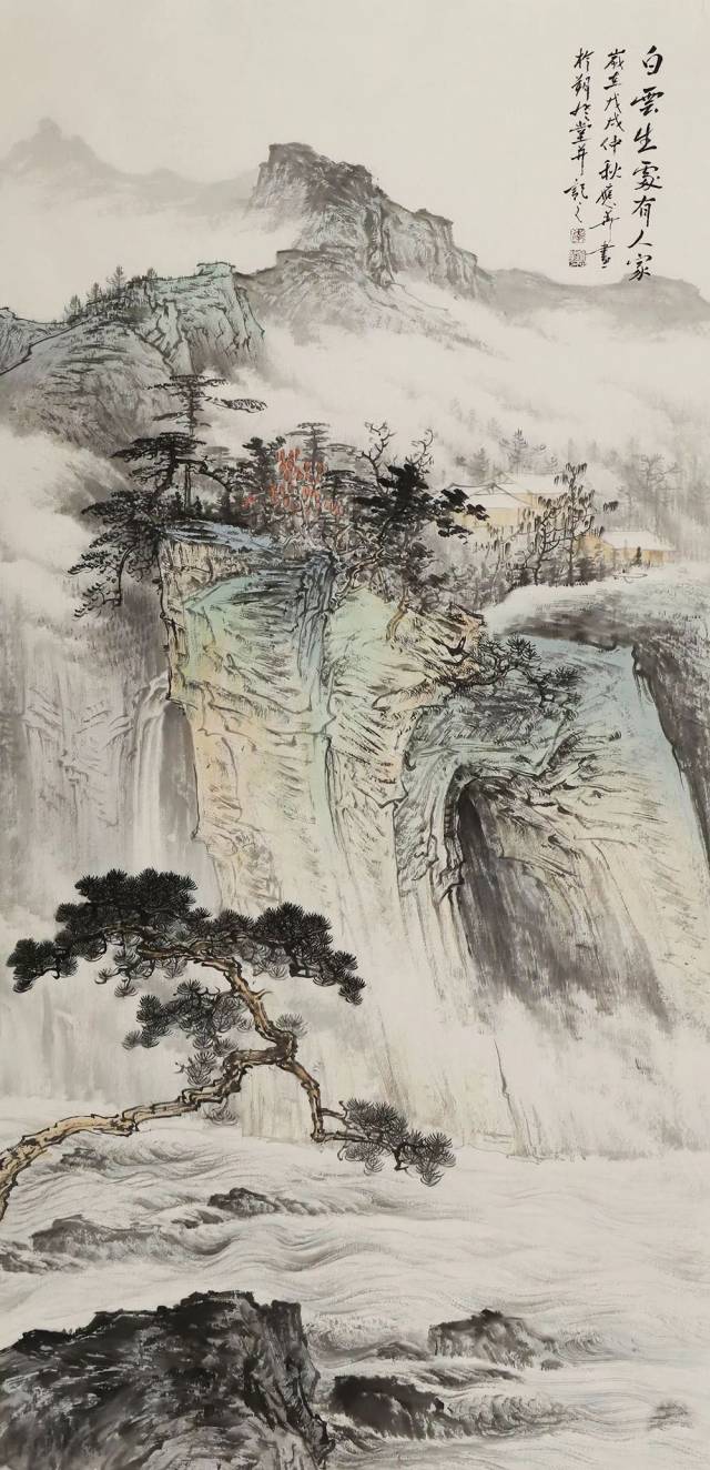 1. 职业画家 李应华 山水意联展作品