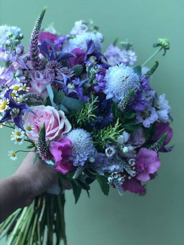 色彩| 花艺色彩搭配系列——蓝色 蓝色&湖蓝色&蓝紫色
