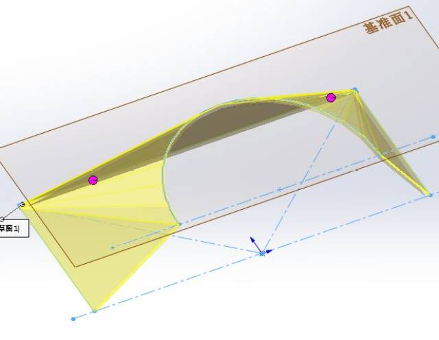 钣金solidworks如何用放样折弯做天圆地方展开!(实际加工画法)