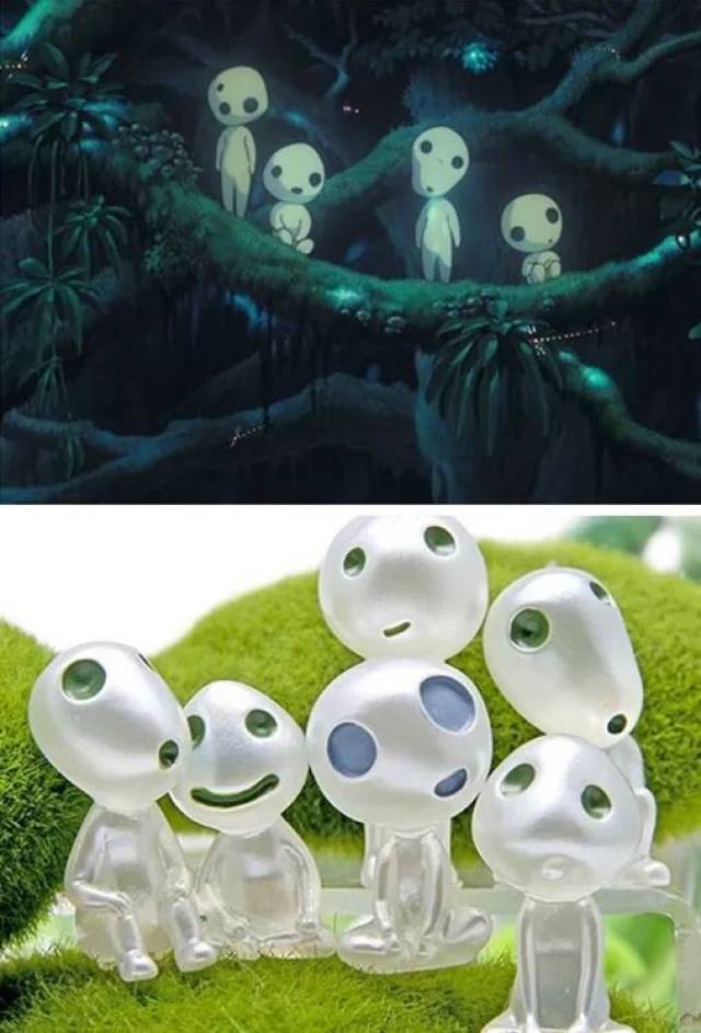 《幽灵公主》中的森林精灵