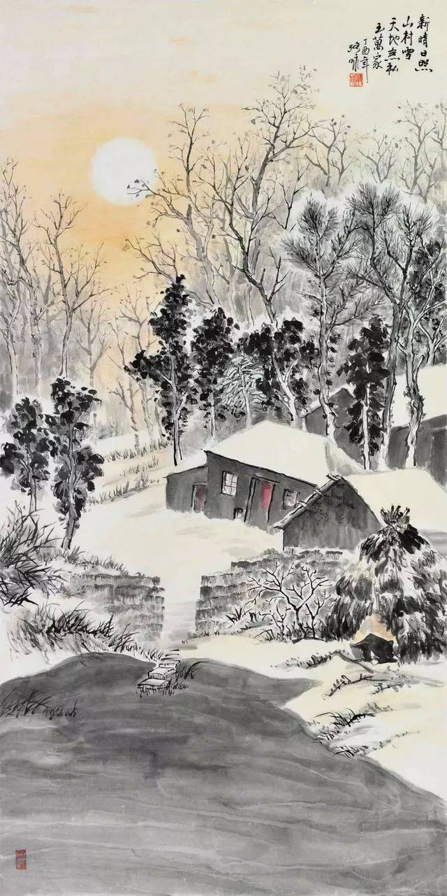 图说:当代画家路咏冬景国画作品. 图说:当代画家路咏冬景国画作品.