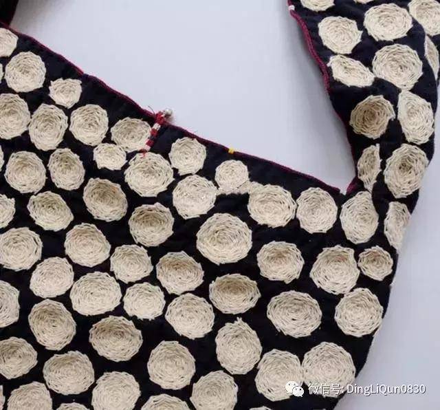 【刺绣作品】刺子绣衣物,包包,垫子等作品欣赏