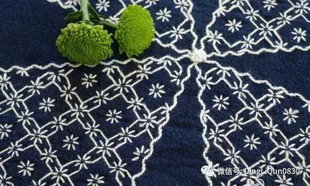 【刺绣作品】刺子绣衣物,包包,垫子等作品欣赏