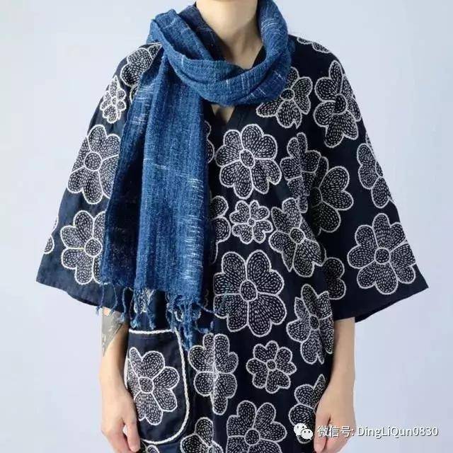 【刺绣作品】刺子绣衣物,包包,垫子等作品欣赏