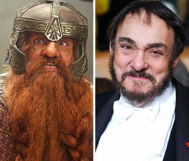 《指环王》中的金雳(gimli:约翰·里斯-戴维斯(john rhys davies