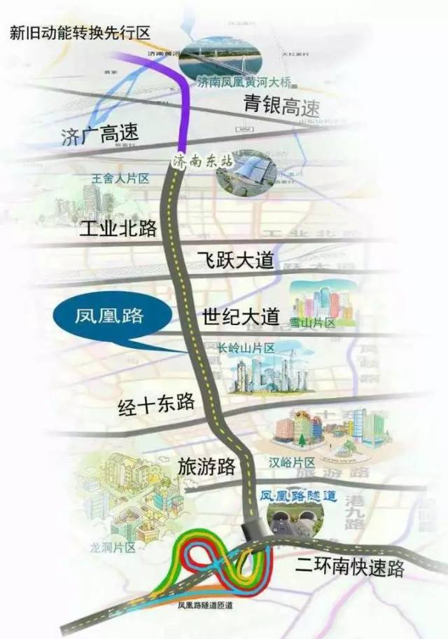 济南北园快速路西延,凤凰路隧道…12月16日试通车!