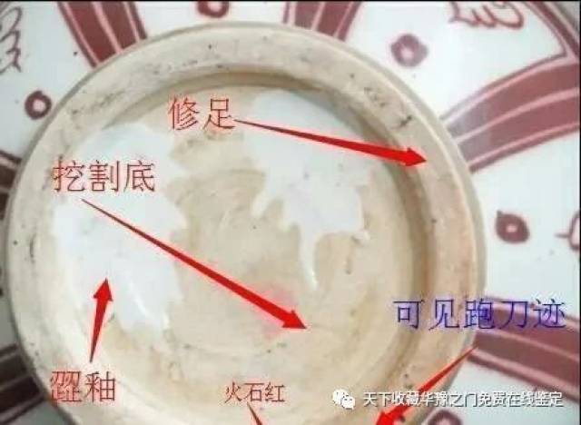 元代瓷器底足特征瓷器新老鉴别图解瓷器的底足特征