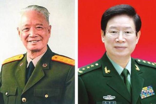 中国人民解放军军史上二对"父子上将"