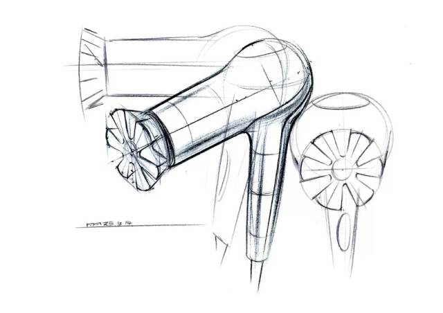 【设计课堂】手把手带你画吹风筒