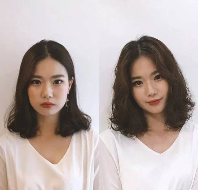 短卷发会比较适合发量不多的妹子,海藻头倒不是说什么修饰的作用