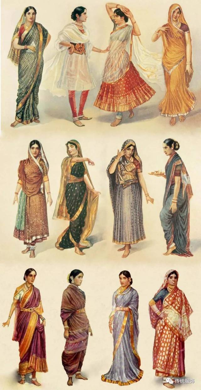 几种常见的"印度传统服饰"该怎么分呢?一起来拯救自己