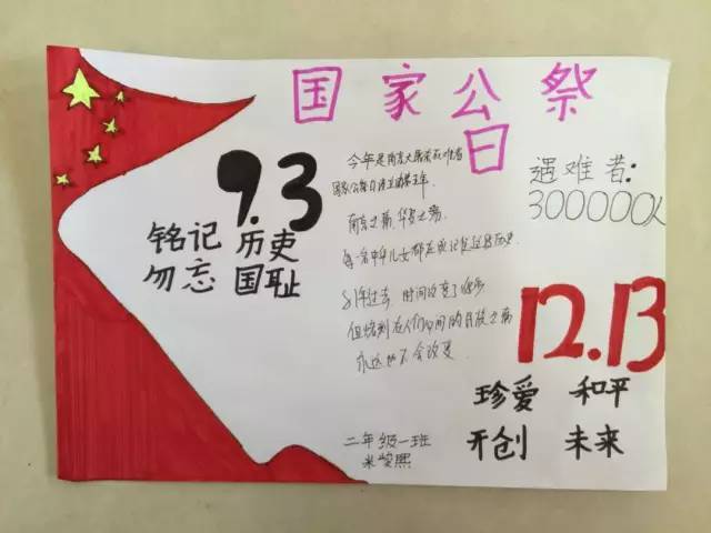 【队活动】珍爱和平,勿忘历史-国家公祭日(济南市小金小学金鹰中队)