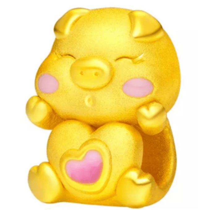 转运猪:萌萌金猪,猪光宝气,怀抱所有好运,福运,财运.