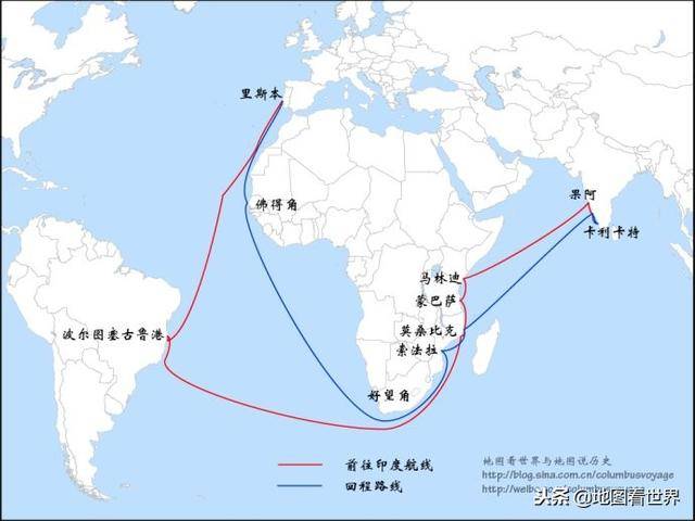 地理大发现第21篇卡布拉尔远航印度意外发现巴西