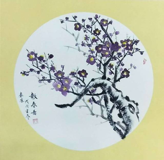 画家段晓利(秦凤—牡丹国色香,梅花苍劲俏