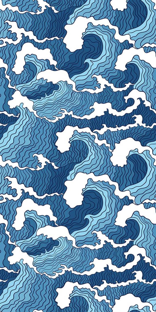 绘画干货 | 超好看的和风日系花纹背景,绘画素材