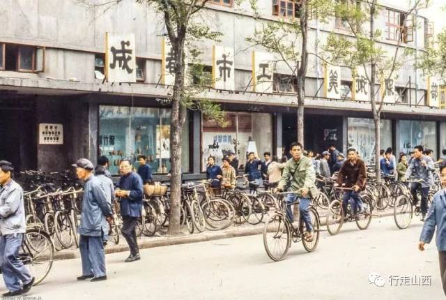 1978年的中国城市街景