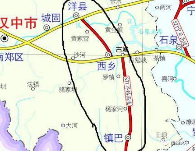 汉中再增两条高速,洋县—西乡—镇巴可直飙,宁强—略阳不再绕行