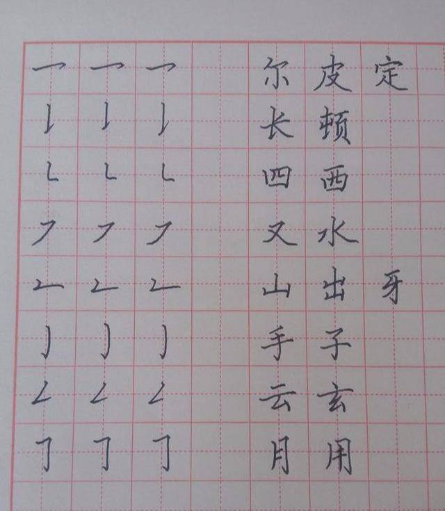 练字基本笔画讲解,教你20天如何写一手好字!