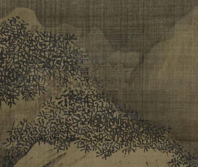 南宋,梁楷《雪景山水图》