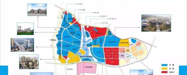 关于沿滩新城招商项目地块分布