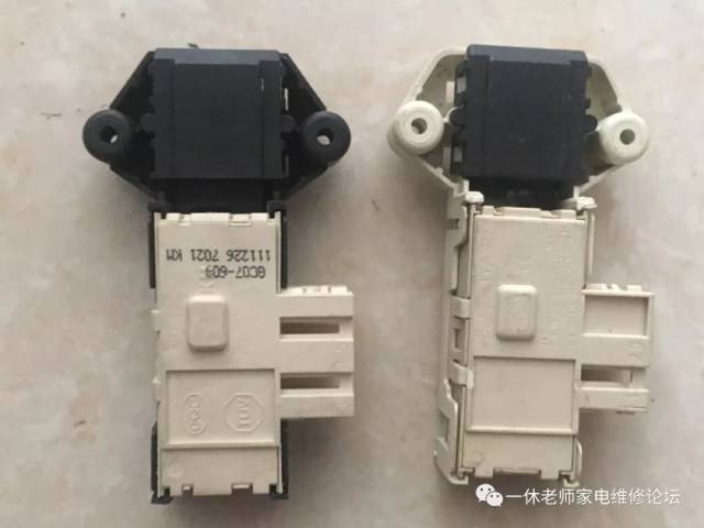 西门子售后维修技师讲滚筒洗衣机门锁开关