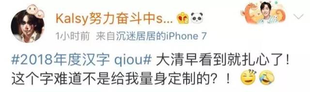 全新发布,2018十大网络流行语,锦鲤第一没跑了……