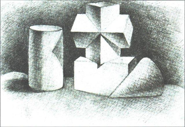 素描四级范例