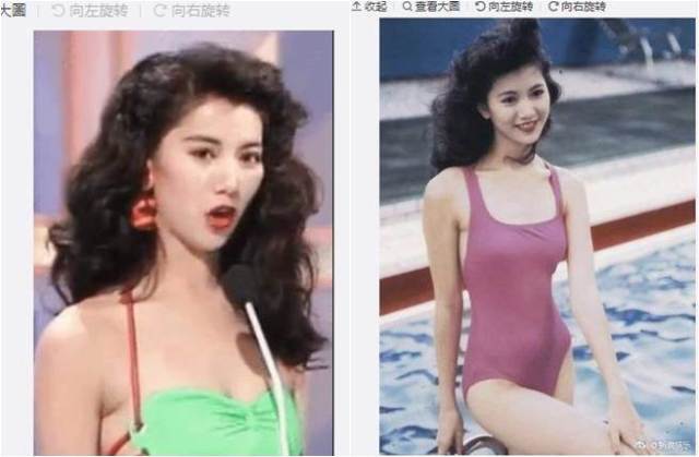袁咏仪长发美炸, 网翻她18岁未修仙女泳装照美到让人印象深刻