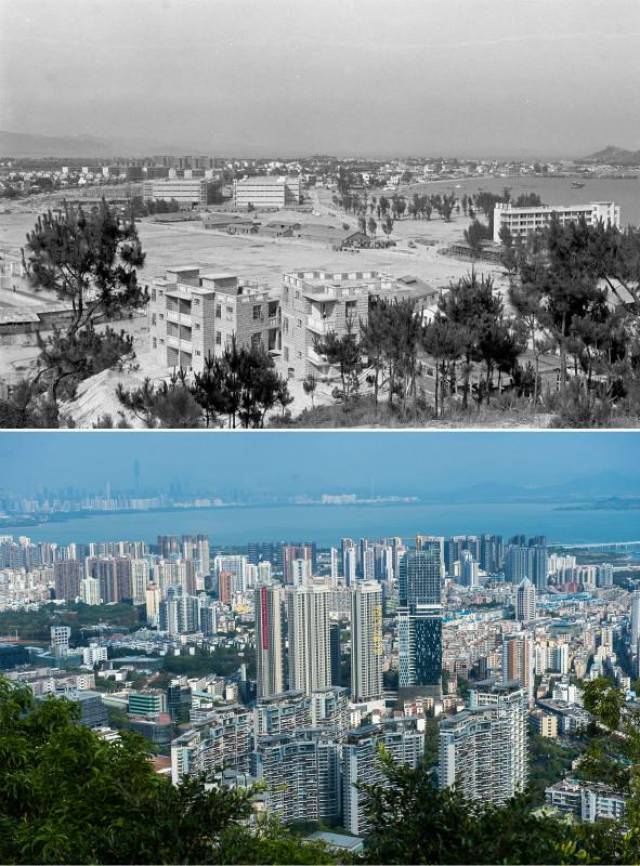 40年来,深圳从一个小渔村成长为国际性大都市,发生了翻天覆地