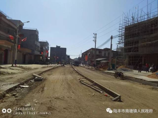 陆丰南塘镇,这条路升级改造即将竣工!