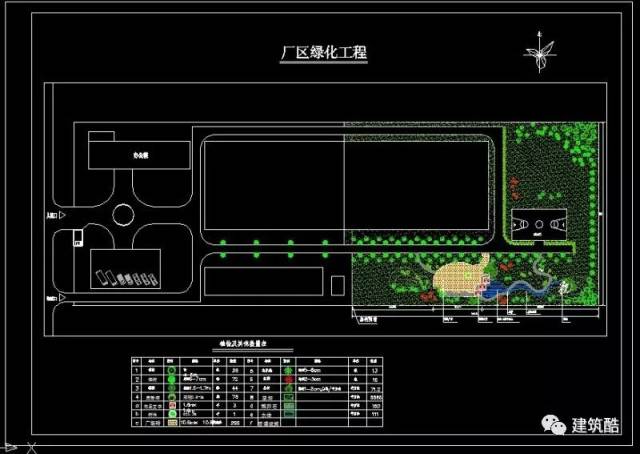 cad|工业园景观规划cad平面图图纸集