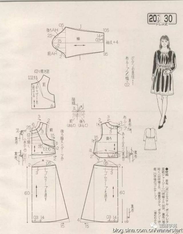 微信关注公众号裁缝学苑,学做衣裳玩