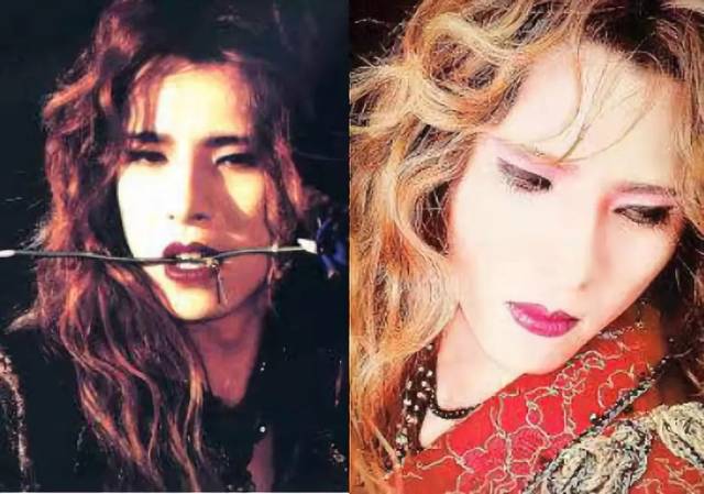 大家先看看他的照片,yoshiki的扮相能把现在街面上大部分的女装大佬秒