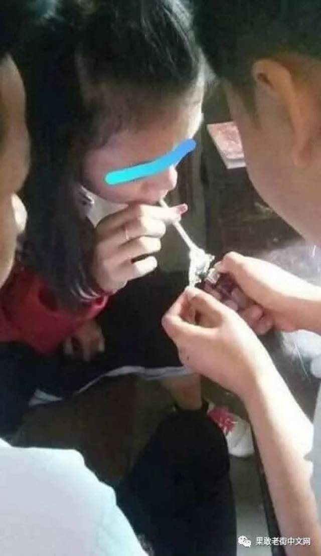 缅甸在校学生聚众吸毒,女学生卖身换毒品