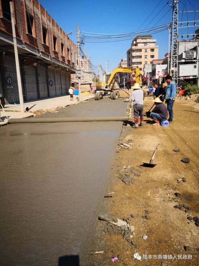 陆丰南塘镇,这条路升级改造即将竣工!