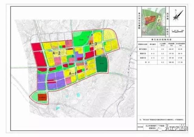九江高铁新区狮子组团控制性详细规划出炉 规划总面积