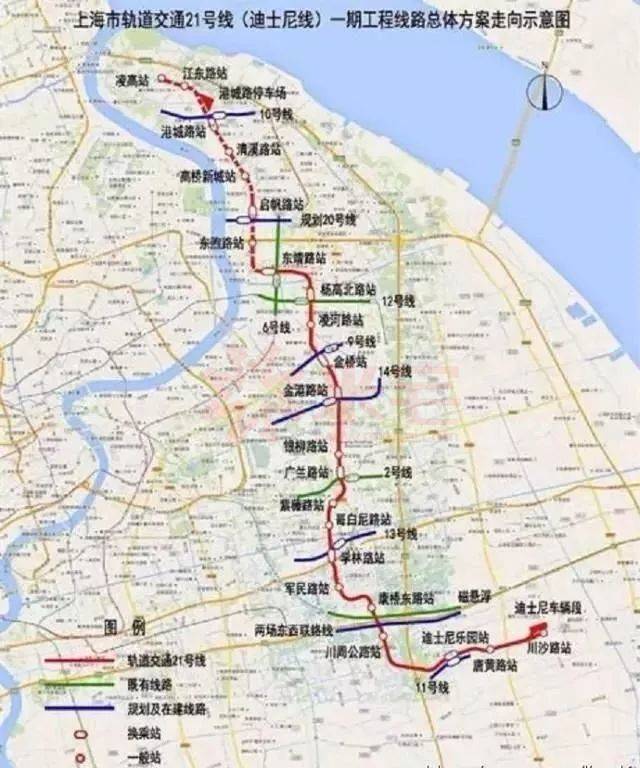 上海23号线最新规划图,徐汇区有动迁规划图 利好板块:21号线全线北起规划中的上海北站(杨行枢纽),南至川沙城市