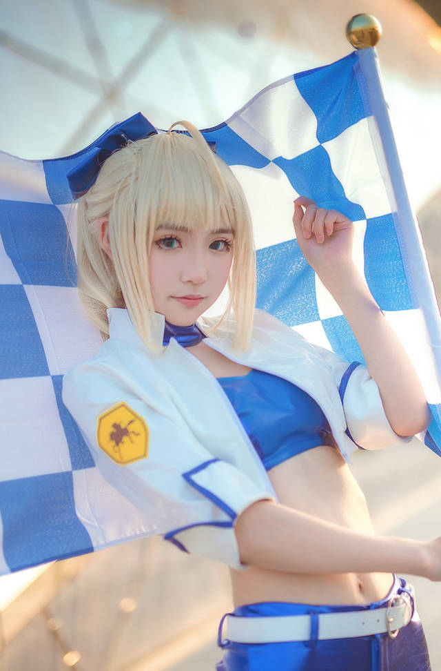 cos:正片 fate stay night saber赛车服