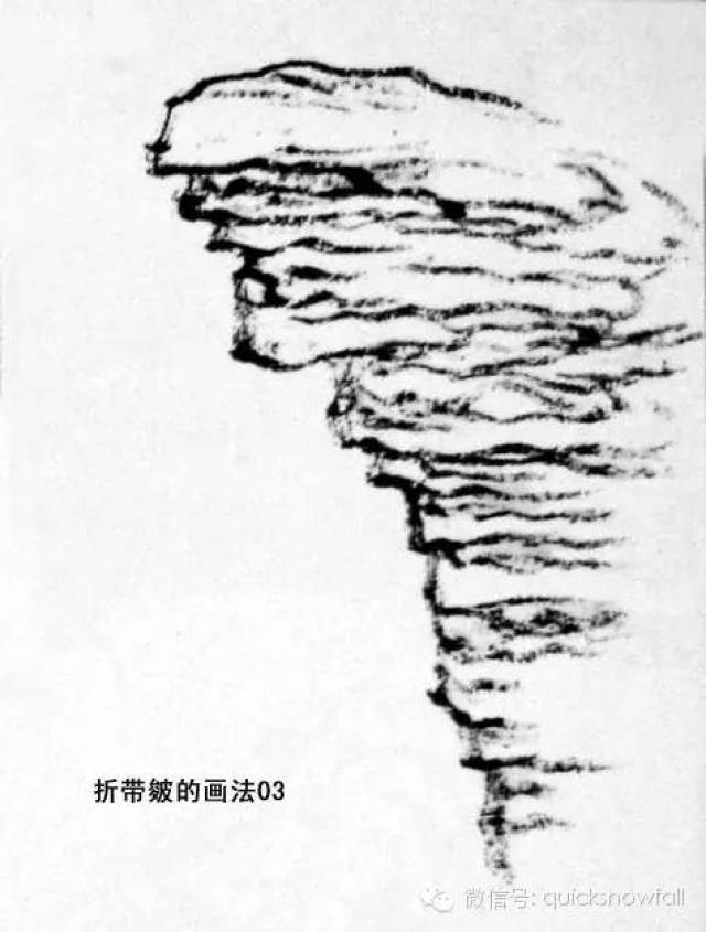 山石画法详解(学习的好素材~)
