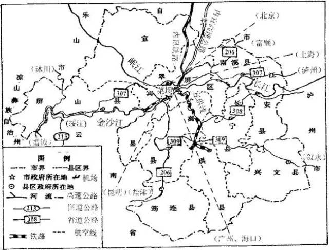 唯独珙县和江安没有高铁规划 金筠铁路宜珙线从巡场经过 珙县在很早