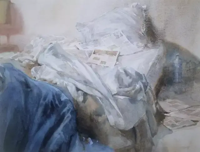 法国水彩画家 jean-louis morelle的灰调,很有质感