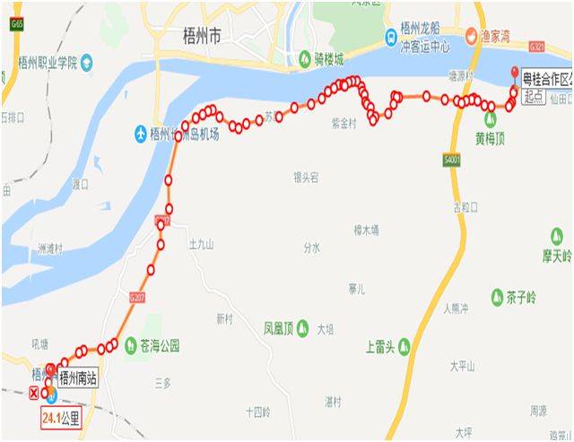 梧州西江机场公交专线,将规划四条线路,最远起点站至封开.