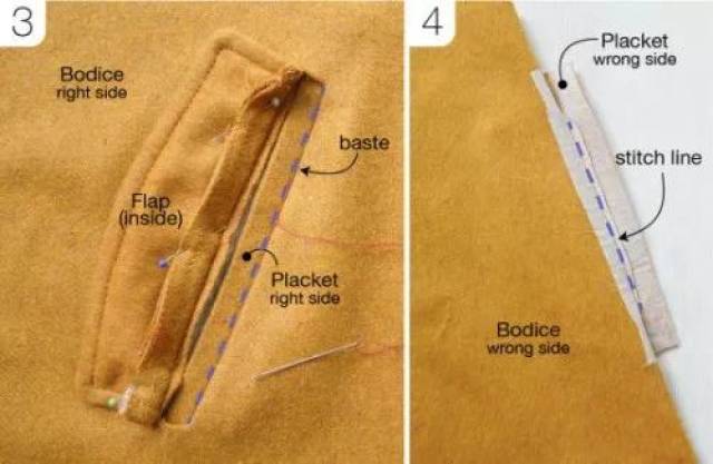 如何缝制大衣上倾斜的翻盖口袋?