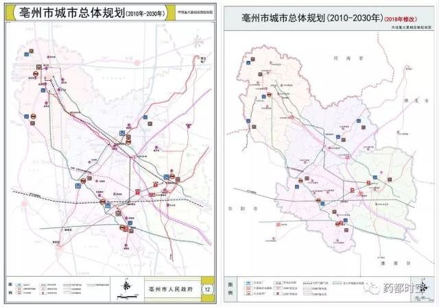 亳州市域综合交通规划图 (2010-2030年