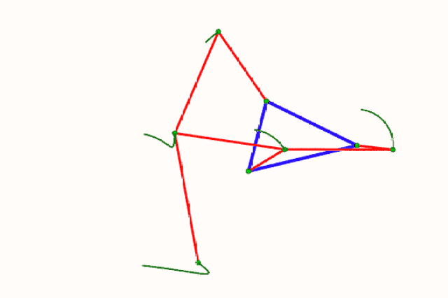 机械动图第388期:复杂的连杆机构动态图(4)