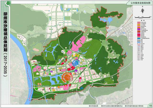 柳州沙塘规划公示:建设成公园之城,绿色智能产业之城