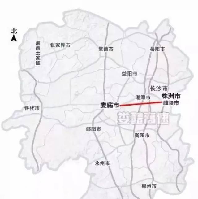 醴娄高速开建在即, 株洲段设9处互通,看看有没有经过你家门口