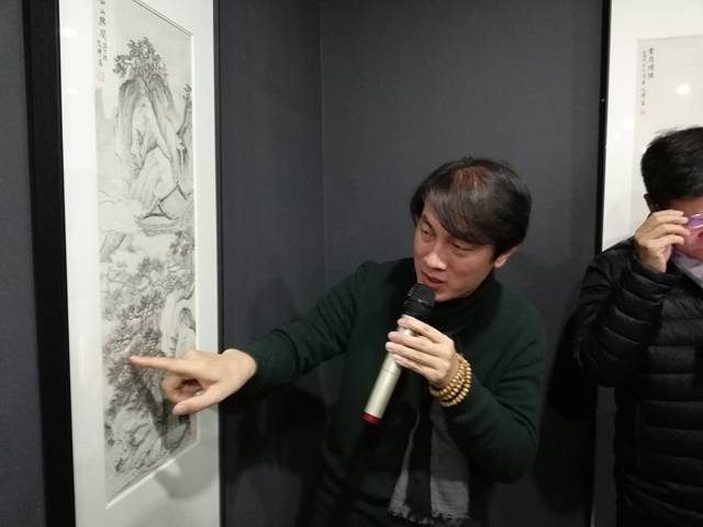 语之兰展讯 ▏画家郭文杰做客久期车业,探访北宋山水佳作