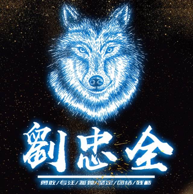 超霸气狼性文化姓氏微信头像,看看有没有你的姓氏